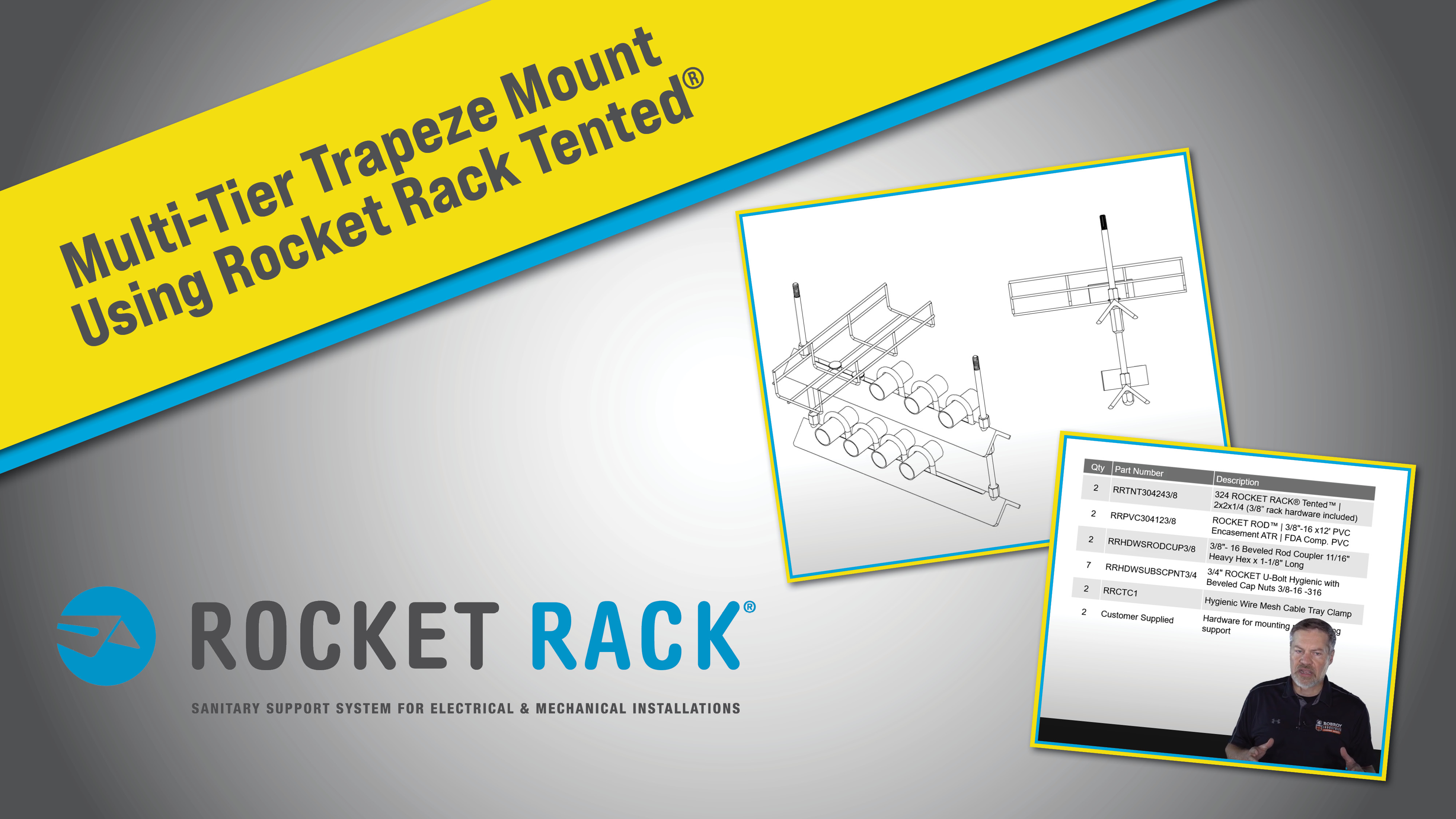 thumbnail for How to Build a Multi-Tier Trapeze Mount Structure Using Rocket Rack Tented®