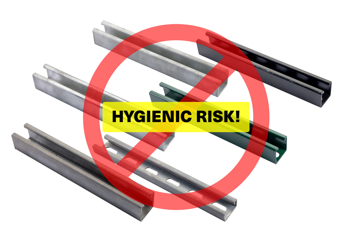 Warning Sign over Traditional Struts as Contamination Risks