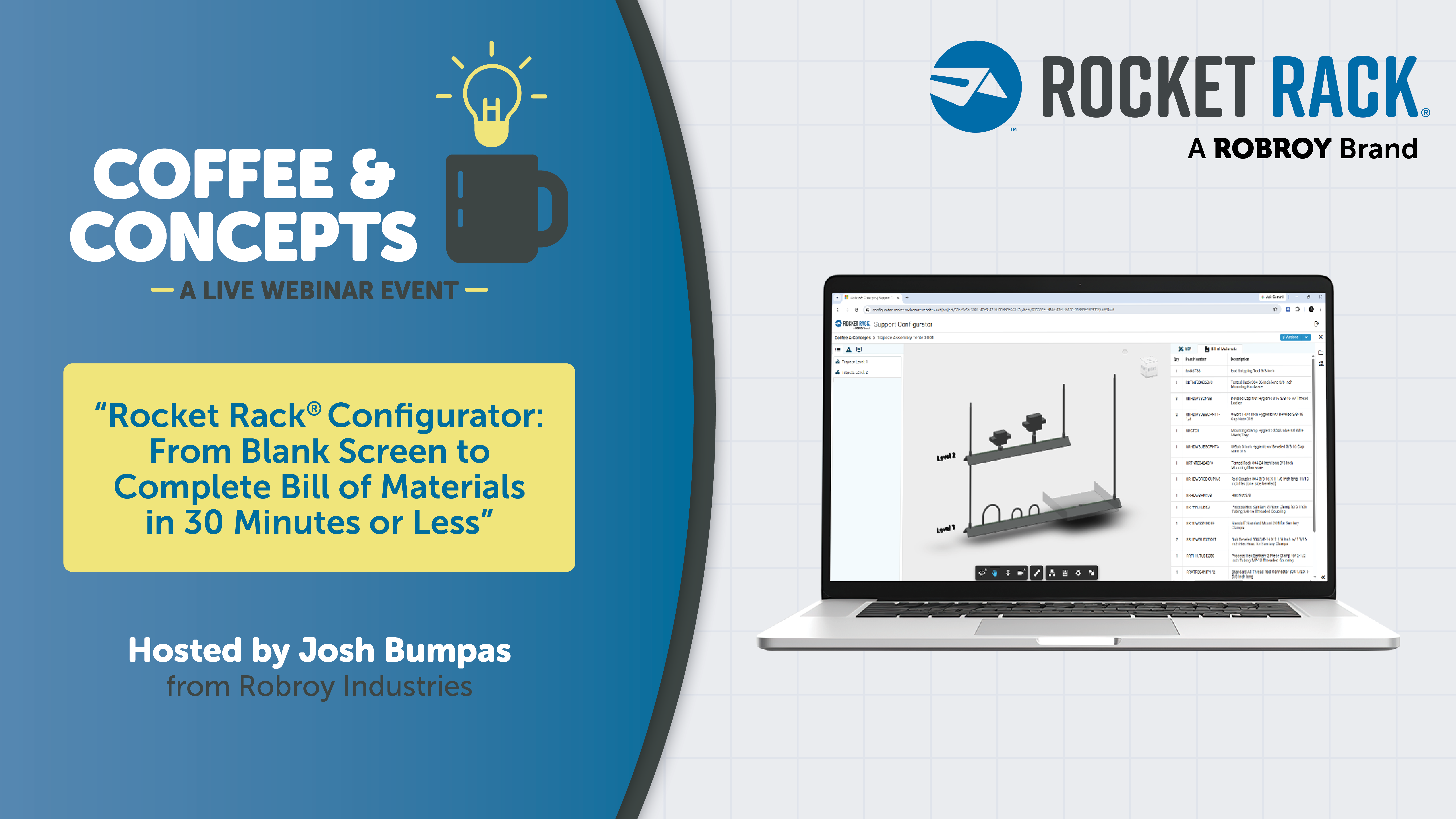 Rocket Rack Configurator Coffee & Concepts