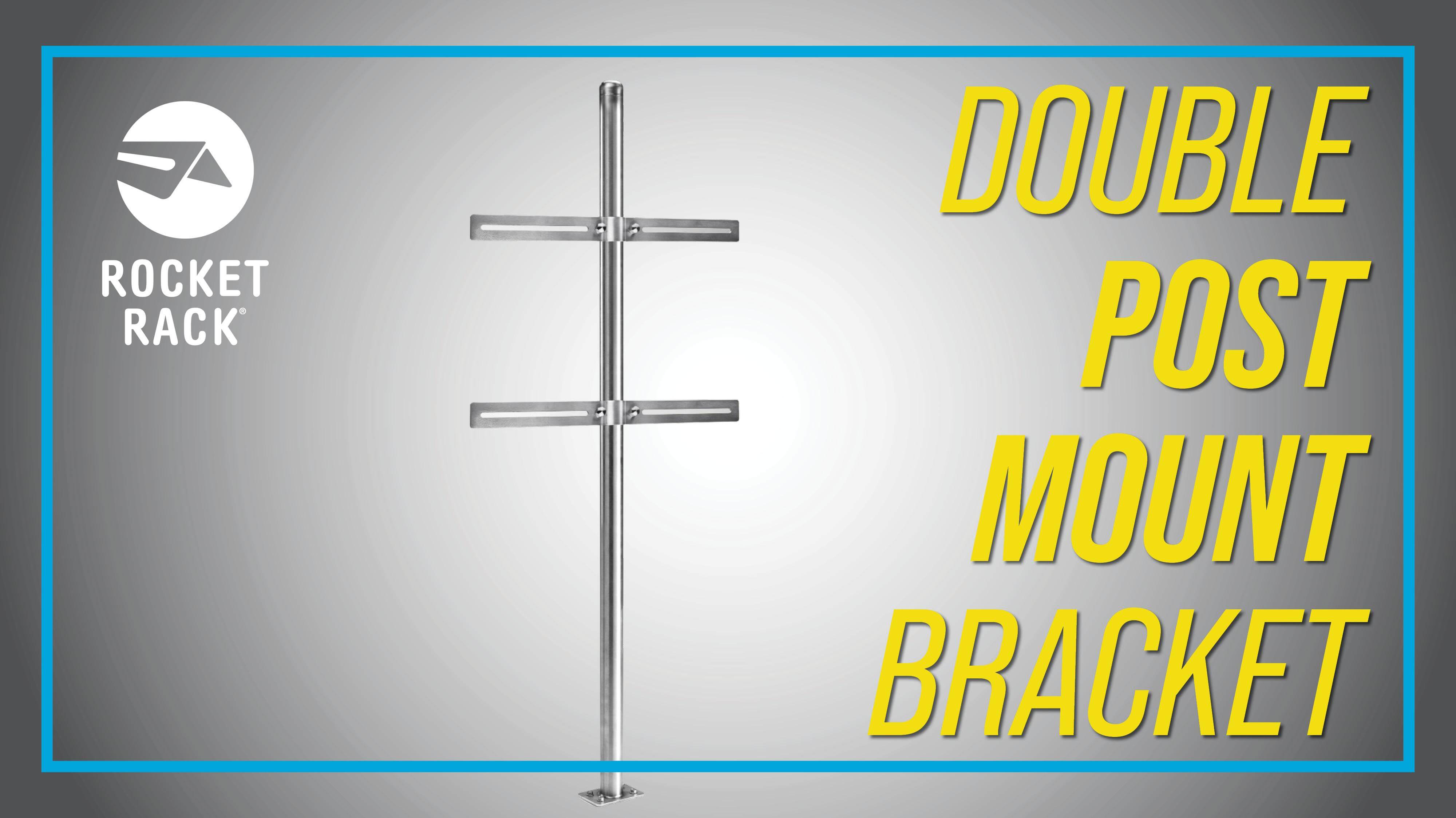 Double Post Mount Bracket by Rocket Rack