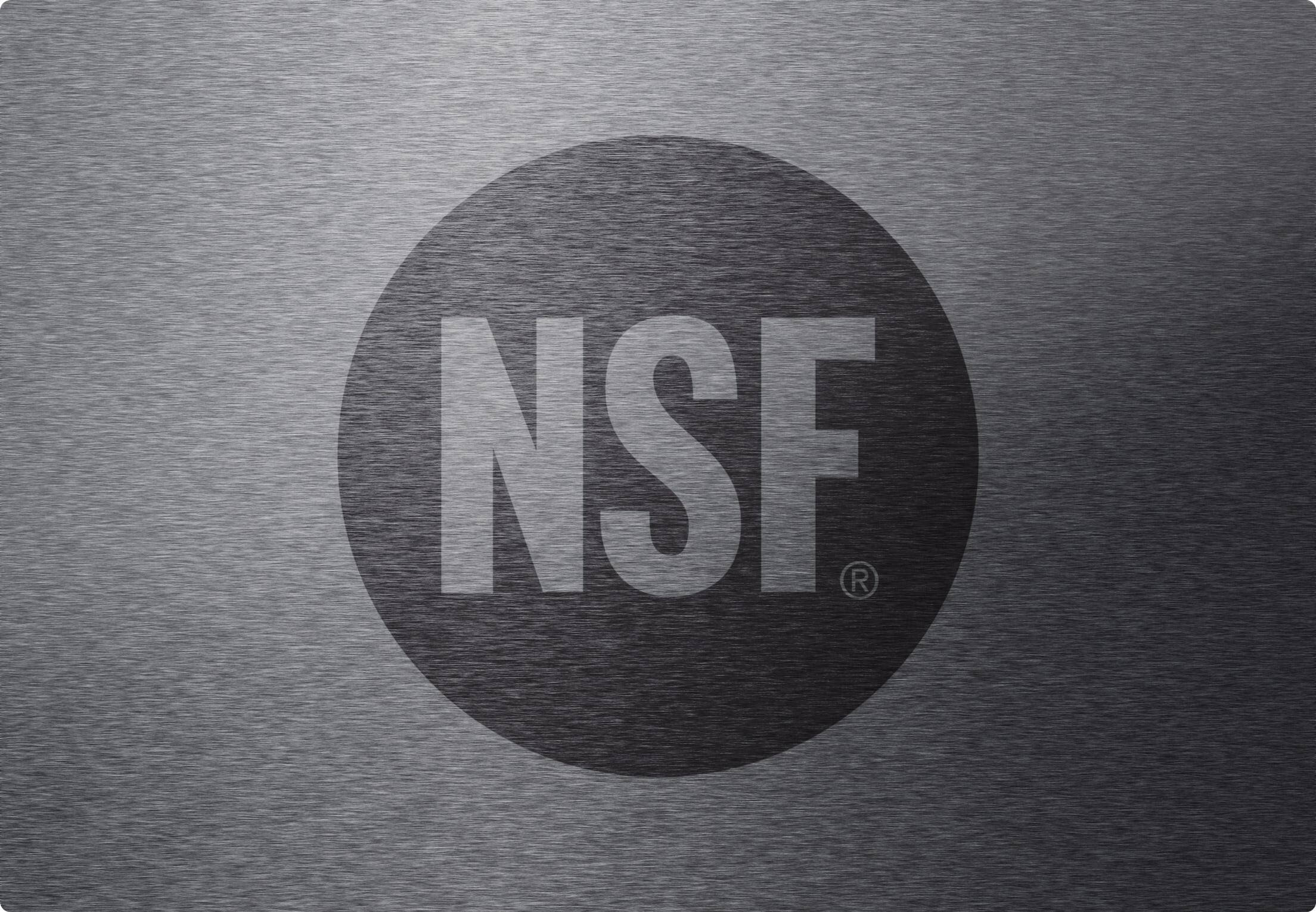 NSF Certification Mark on Rocket Rack products
