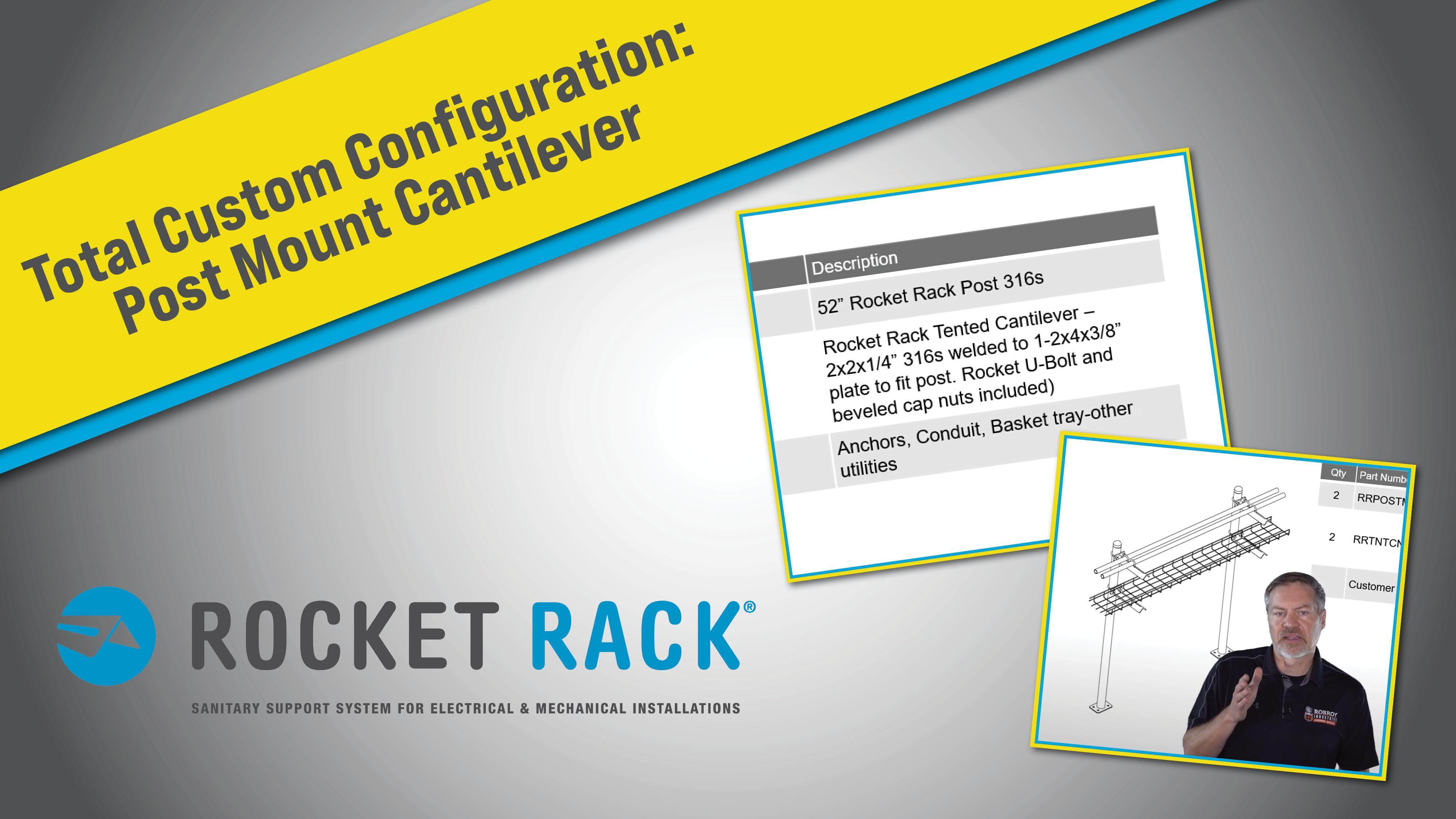 Rocket Rack How To--Total Custom Post Mount Cantilever Thumbnail