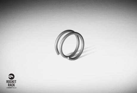 Rocket Ring - Stainless Cable Management Rings by Rocket Rack