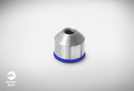 Tapered Spacer Food Grade 3/8-16 threaded hole 1 Inch Long 304 | Rocket ...