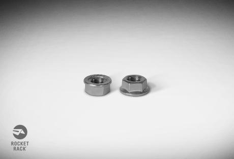 Serrated Flange Nut 3/8 Inch 304 | Rocket Rack